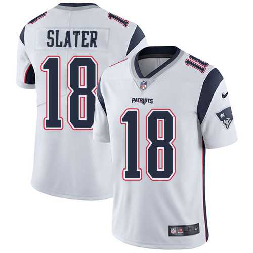 Nike New England Patriots #18 Matt Slater White NFL Vapor Untouchable Limited Jersey,We sell and wholesale Nike New England Patriots #18 Matt Slater White NFL Vapor Untouchable Limited Jersey on line form chian!